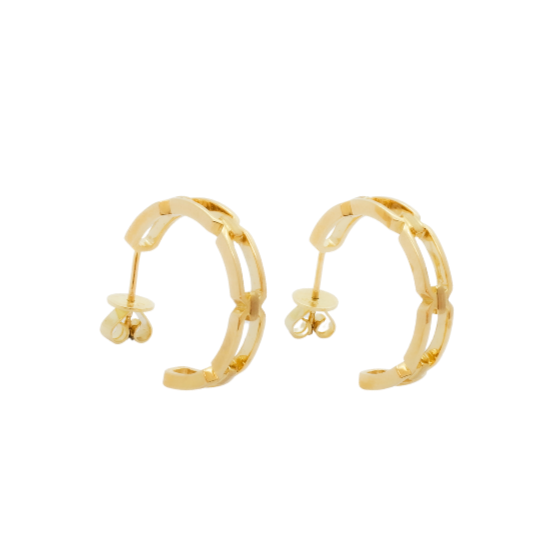 EARRINGS | 9K Yellow Gold Chunky Chain Links Earrings