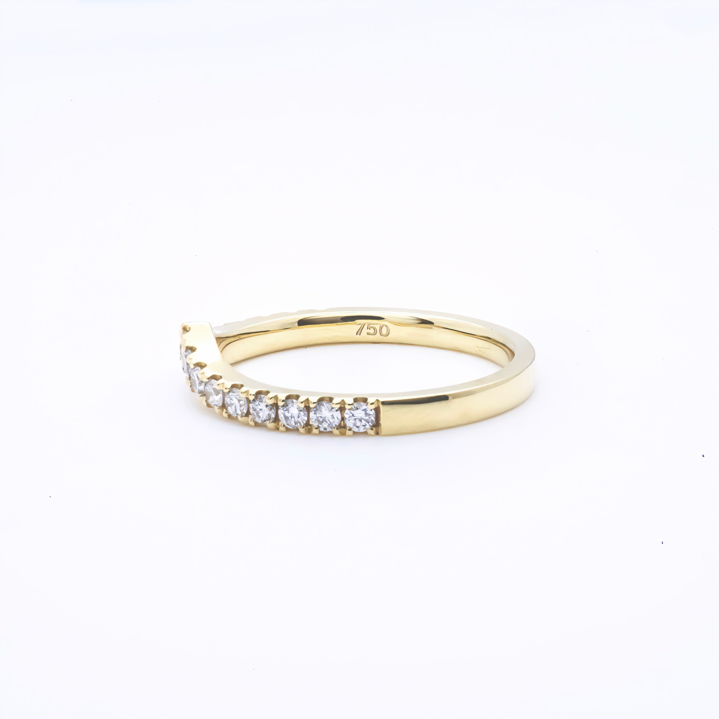 RING | 18K Yellow Gold Diamonds Ring