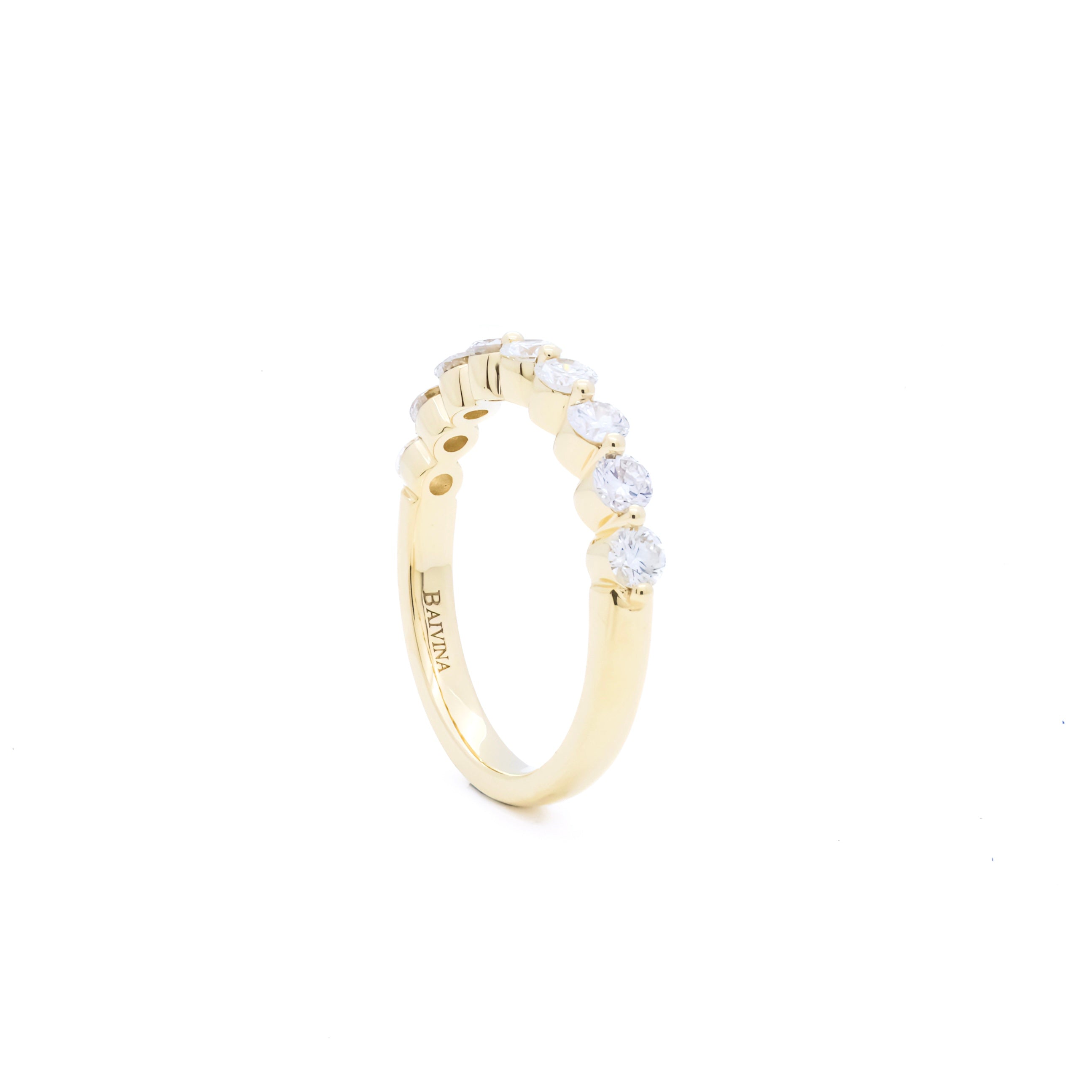 RING | 18K Yellow Gold Diamond Ring with 0.63ct Diamonds