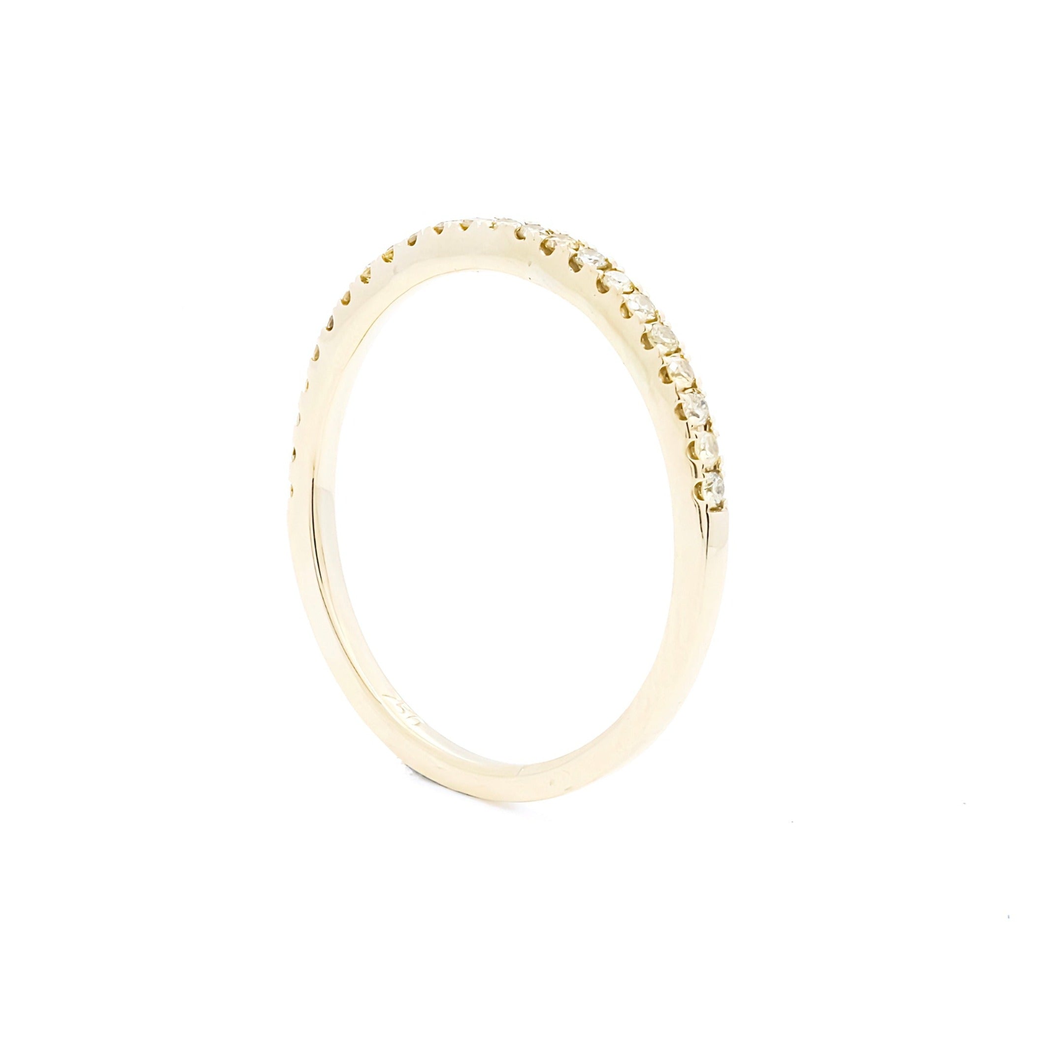 18K Yellow Gold Fancy Yellow Diamonds Ring