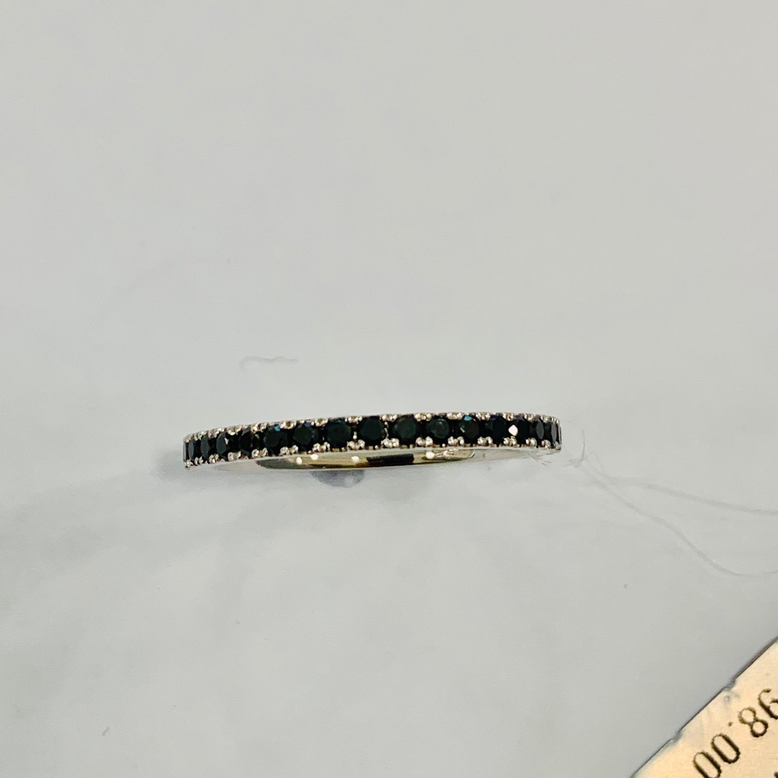 RING | 18K White Gold Black Diamonds Ring