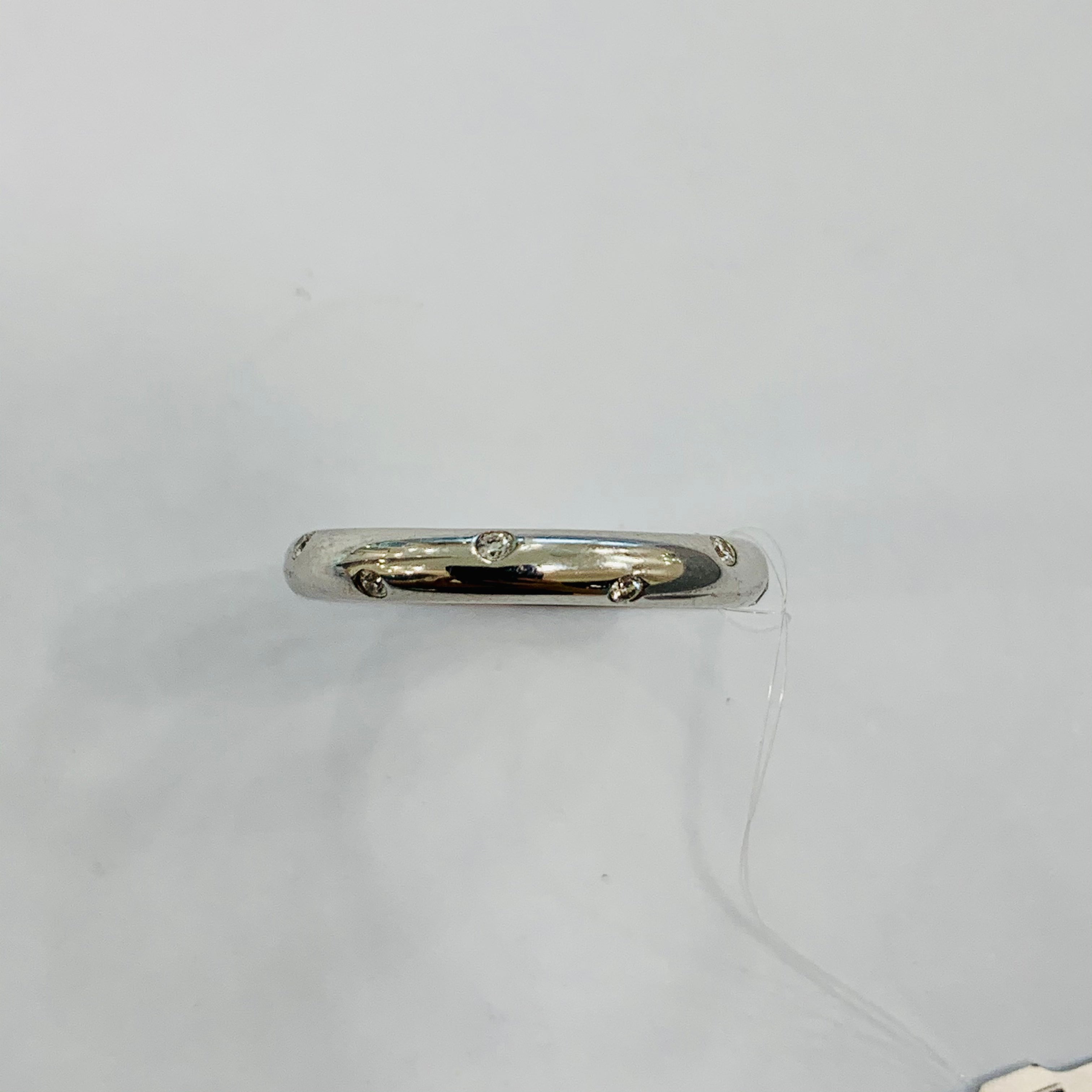 9K White Gold Diamonds Ring