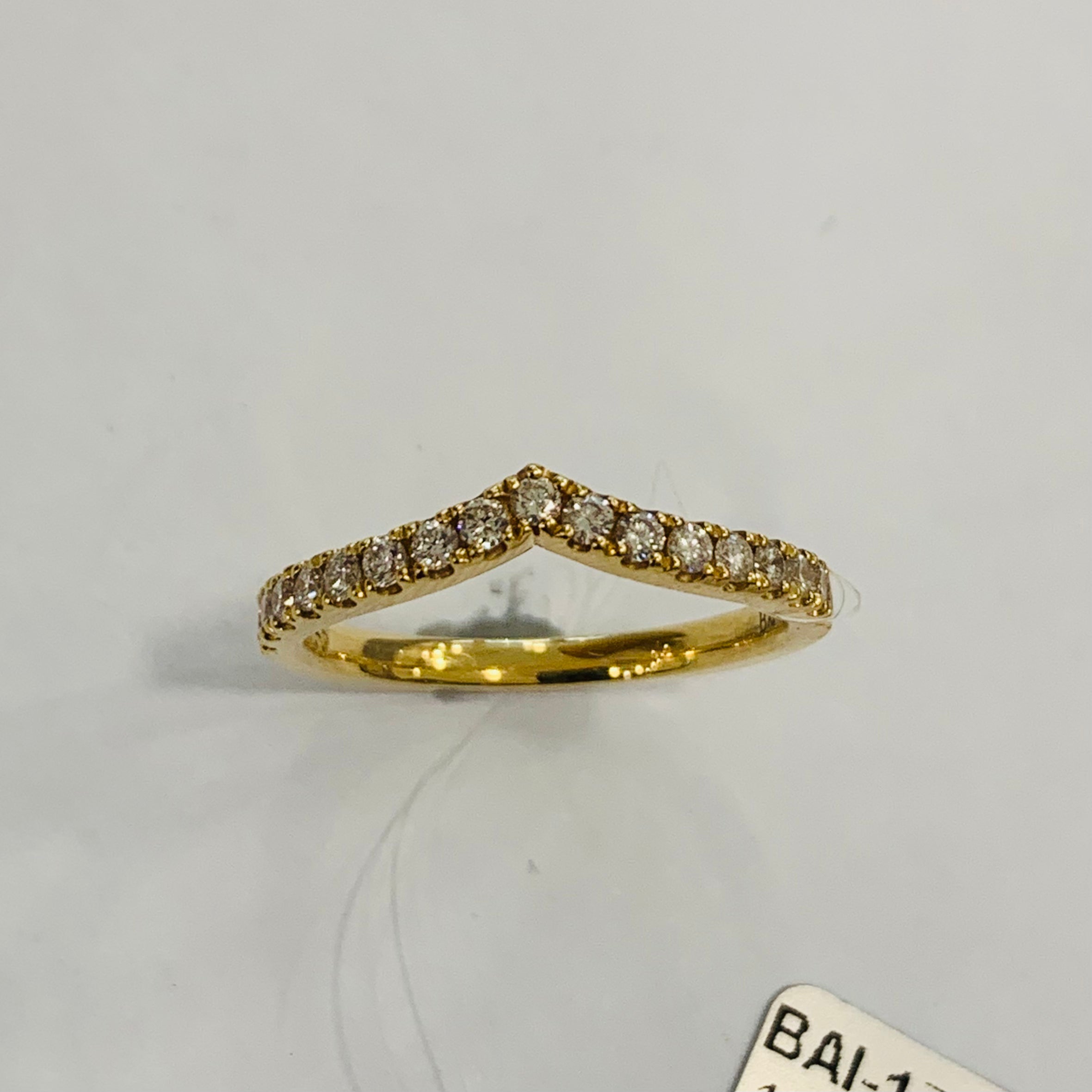 RING | 18K Yellow Gold Diamonds Ring
