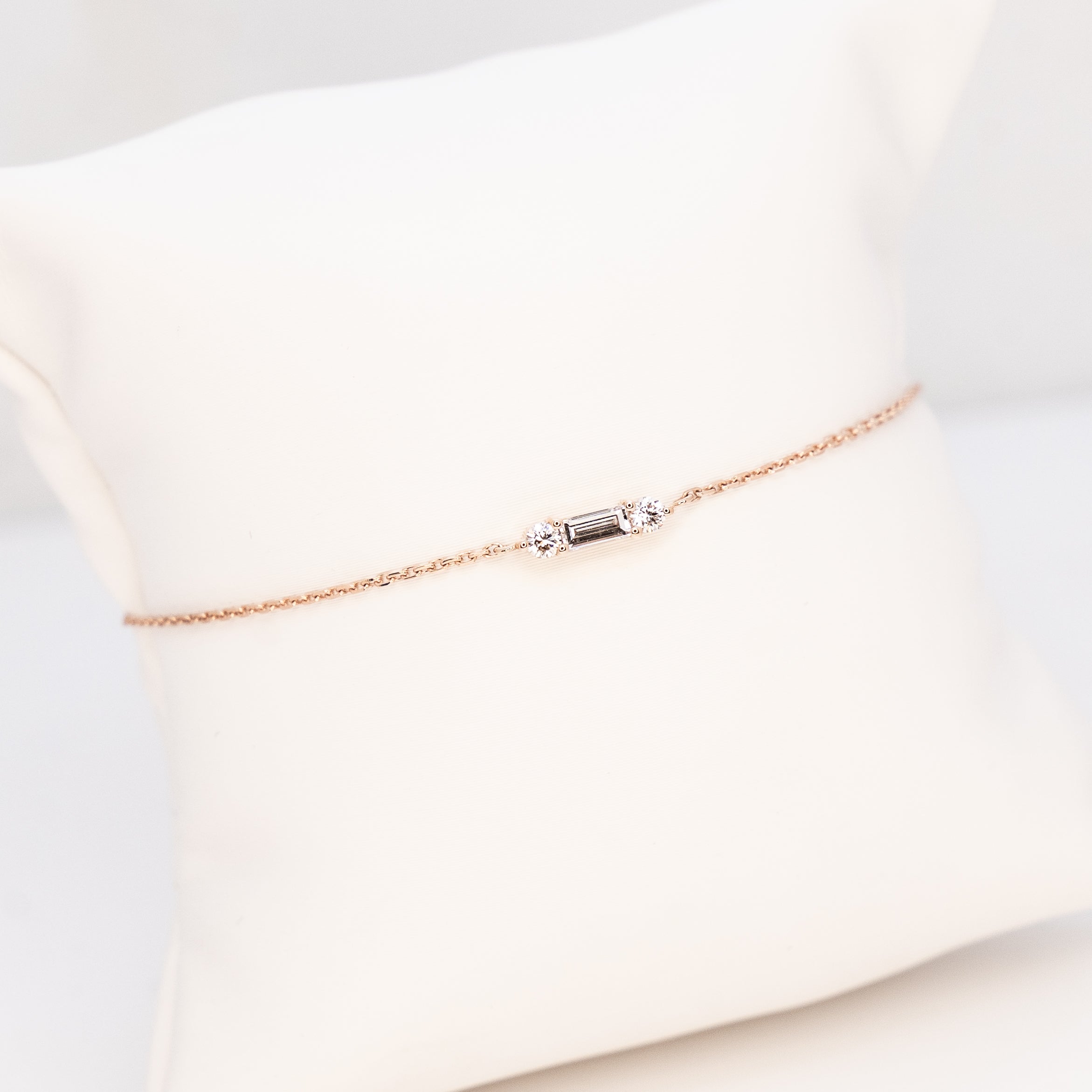 Bracelet | Natural Diamonds | 14 Karat Rose Gold