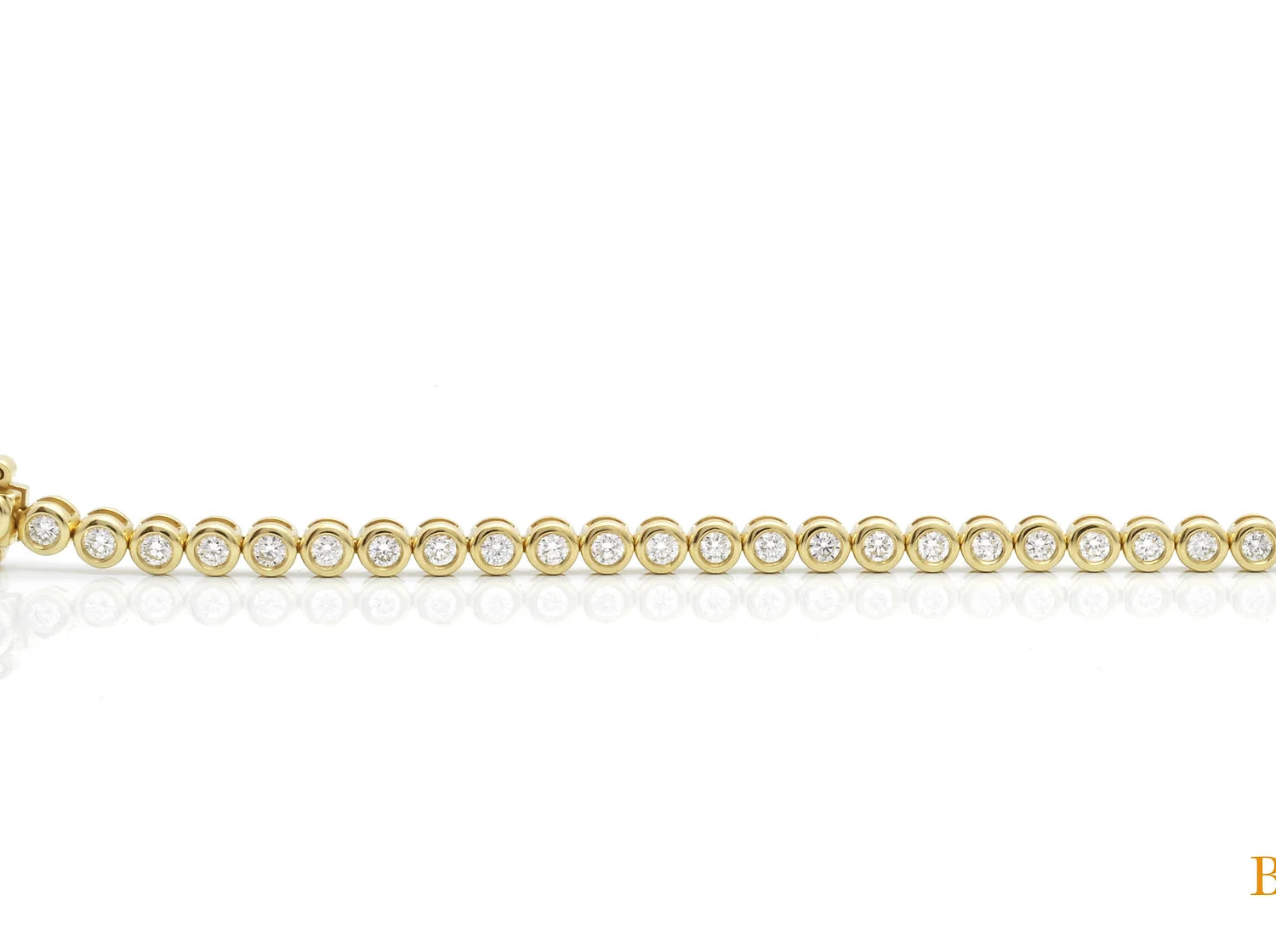 18K Yellow Gold Diamonds Bracelet