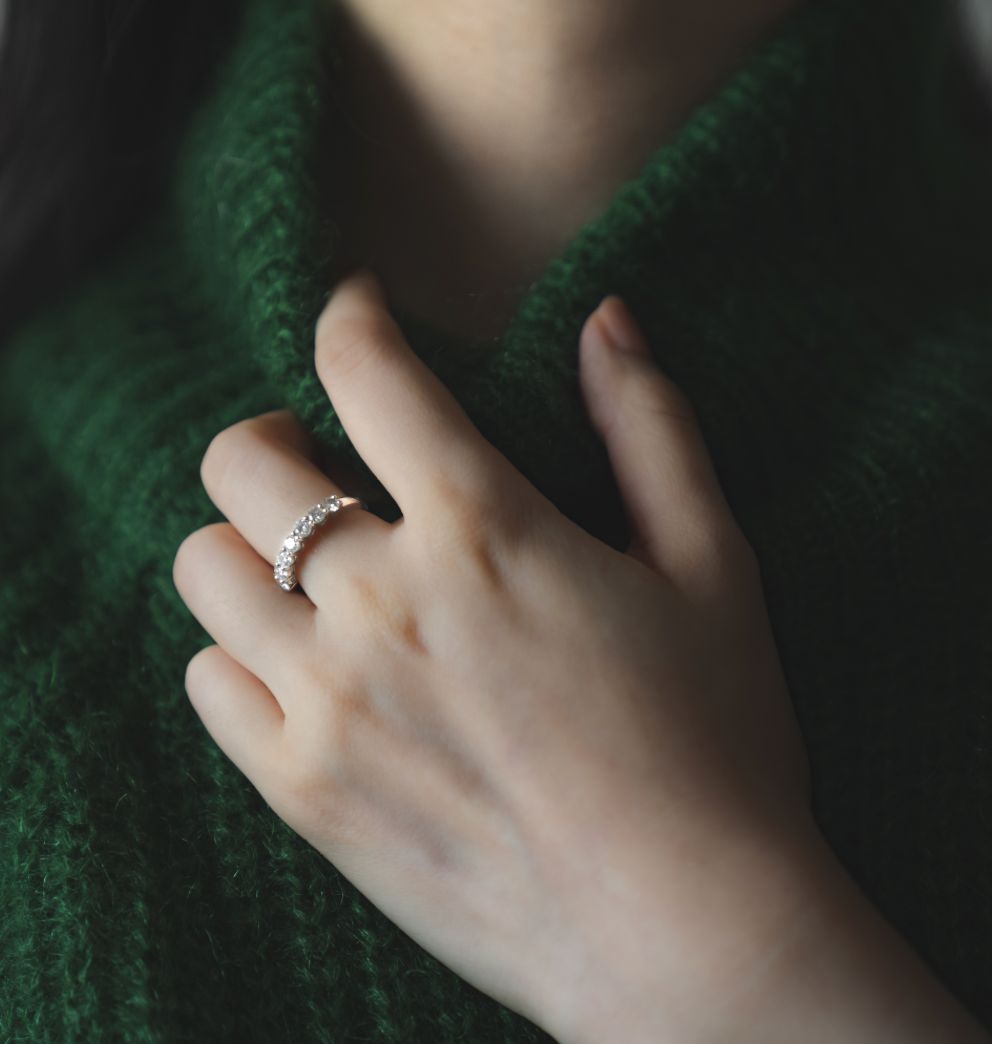 RING | 18K White Gold Diamonds Ring