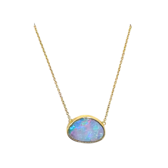 NECKLACE | Unique Opal Necklace - Baivina Jewellers