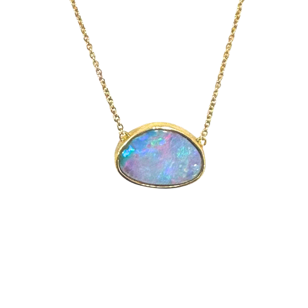 NECKLACE | Unique Opal Necklace - Baivina Jewellers